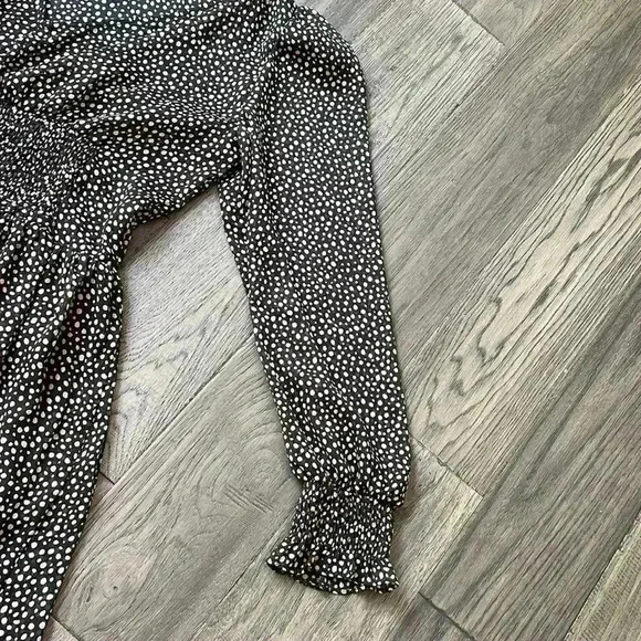 Zara | Sheer polka dot long sleeve dress - Picture 5 of 12
